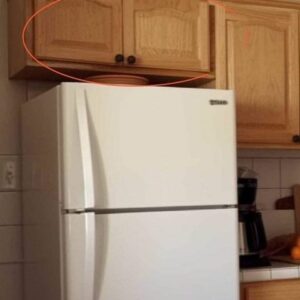 If you have these cupboards above your fridge, you had better know what they’re used for If you have these cupboards above your fridge, you had better know what they’re used for