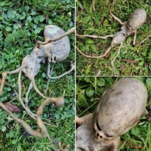 Neighbor finds ‘alien’ object in their backyard that has the internet stumped Neighbor finds ‘alien’ object in their backyard that has the internet stumped