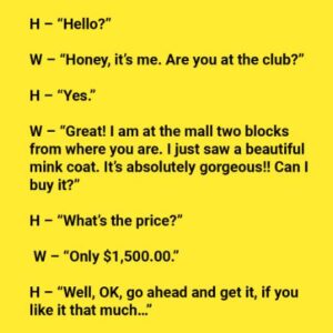 Wife Calls A Husband. Wife Calls A Husband.
