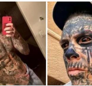 Man Spends k To Tattoo His Full Body And Eyeballs, But Wait Till You See What He Looked Like Before Man Spends k To Tattoo His Full Body And Eyeballs, But Wait Till You See What He Looked Like Before